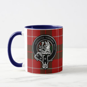 Caneca Clan MacKinnon Crest & Tartan