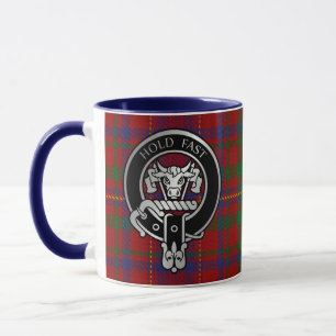 Caneca Clan MacLeod Crest e Red Tartan Mug