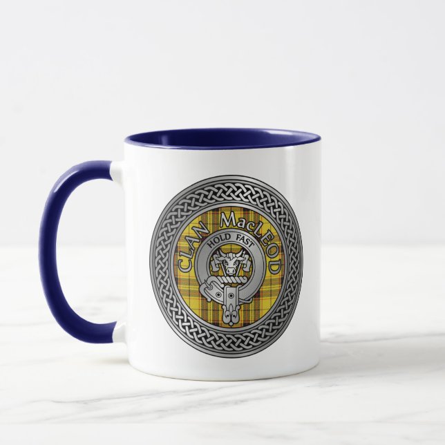 Caneca Clan MacLeod Crest e Tartan Mug (Esquerda)