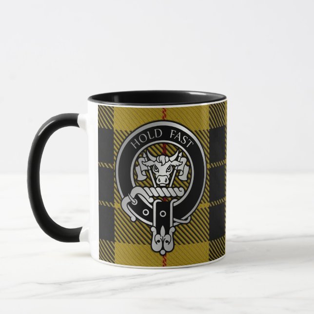 Caneca Clan MacLeod Crest e Tartan Mug (Esquerda)
