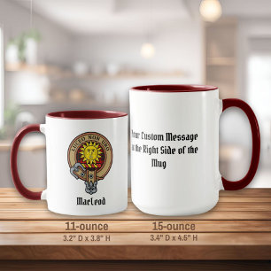 Caneca Clan MacLeod do Raasay Crest