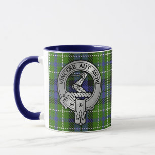 Caneca Clan MacNeill da Gigha Crest e Tartan Mug