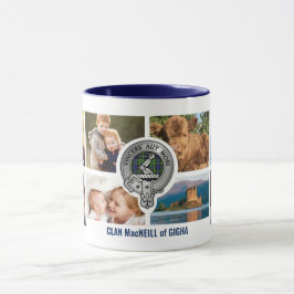 Caneca Clan MacNeill da Gigha Personalizada Family Mug