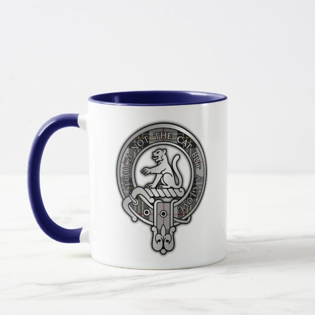 Caneca Clan MacPherson Crest e Tartan Mug (Esquerda)