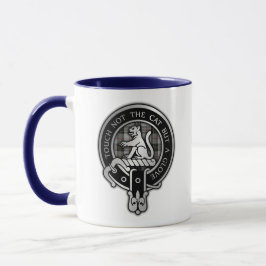 Caneca Clan MacPherson Crest e Tartan Mug