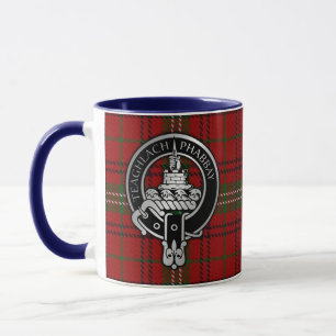 Caneca Clan Morrison Crest e Tartan Mug