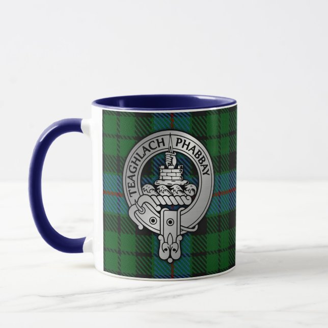 Caneca Clan Morrison Crest & Hunting Tartan Mug (Esquerda)