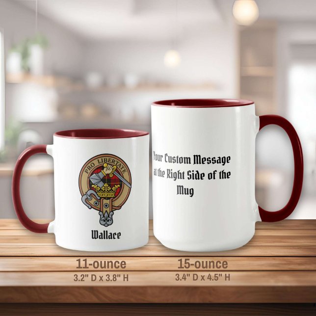 Caneca Clan Wallace Crest Mug (Criador carregado)