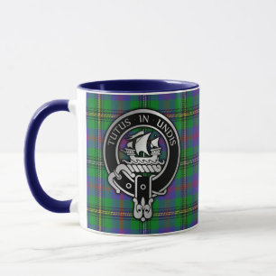 Caneca Clan Wood Crest e Tartan Mug