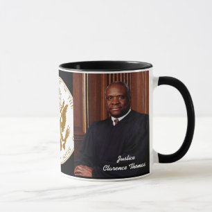 Caneca Clarence Thomas mais novo E mais idoso