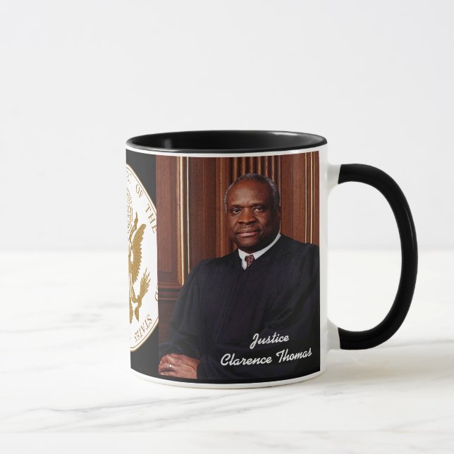 Caneca Clarence Thomas mais novo E mais idoso (Direita)