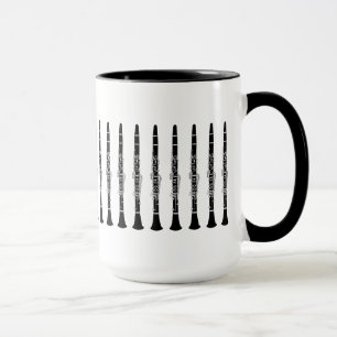 Caneca Clarinet Drawing