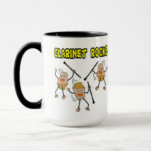 Caneca Clarinet Rocks