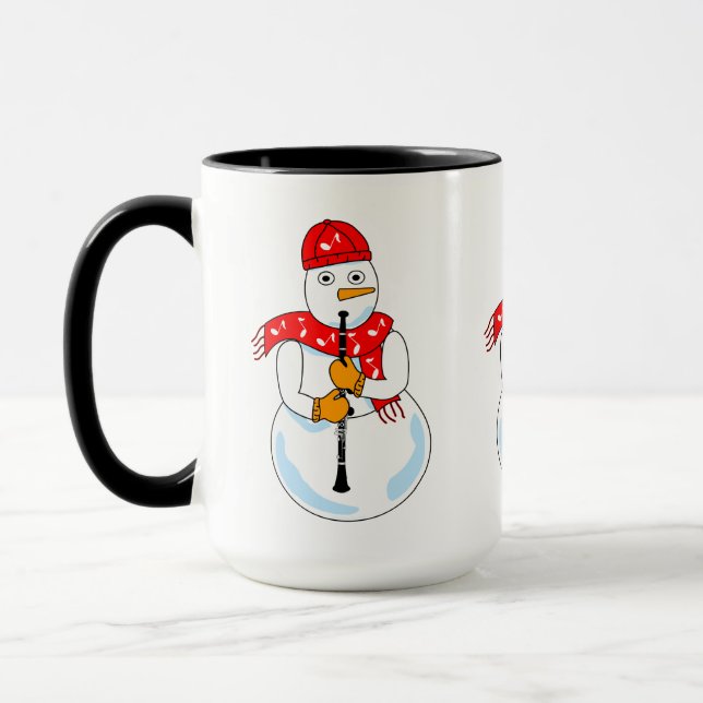 Caneca Clarinet Snowman (Esquerda)