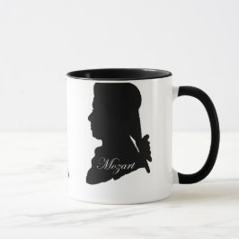 Caneca Clarinetista Anton Stadler e compositor Mozart Mug