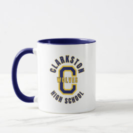Caneca Clarkston High School Michigan Coffee Mug