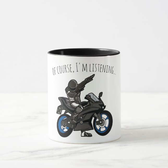 Caneca Claro, Estou Ouvindo... Moto Engraçada (Centro)