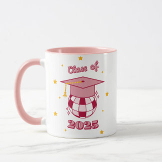 Caneca Class of 2025 Graduation Mug – Custom Year Gift