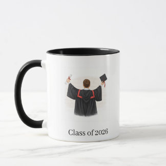 Caneca Class of 2026 Illustrated Graduation Mug