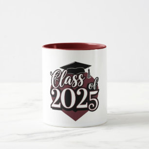 Caneca Classe de 2025 Bonés de formatura