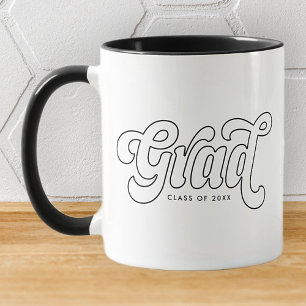 Caneca Classe de Formando de 20XX Retrovoltagem Simples
