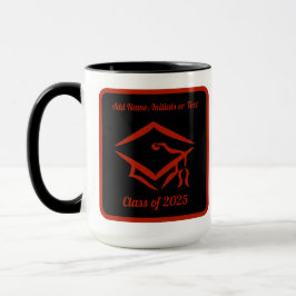 Caneca Classe de Graduação do Ano de Personalização do BL