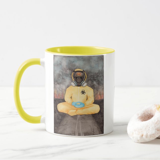 Caneca Classe de Hazmat de Graduação 2020 para Ela (Com Donut)