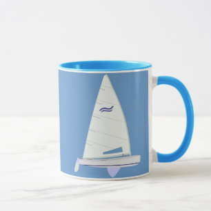 Caneca Classe do Finn que compete o veleiro