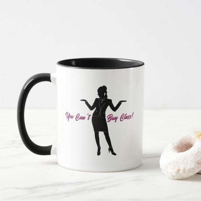 Caneca "Classe não se compra!" (Com Donut)