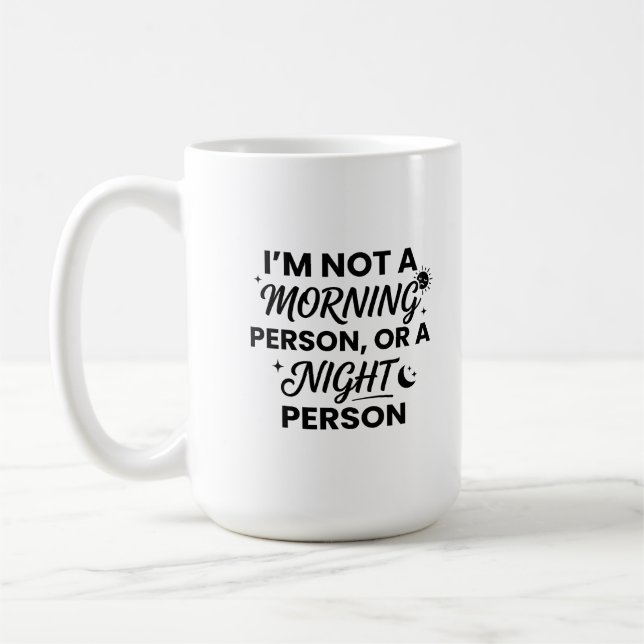 Caneca Clássica 15 oz Amante de Café da Manhã (Esquerda)