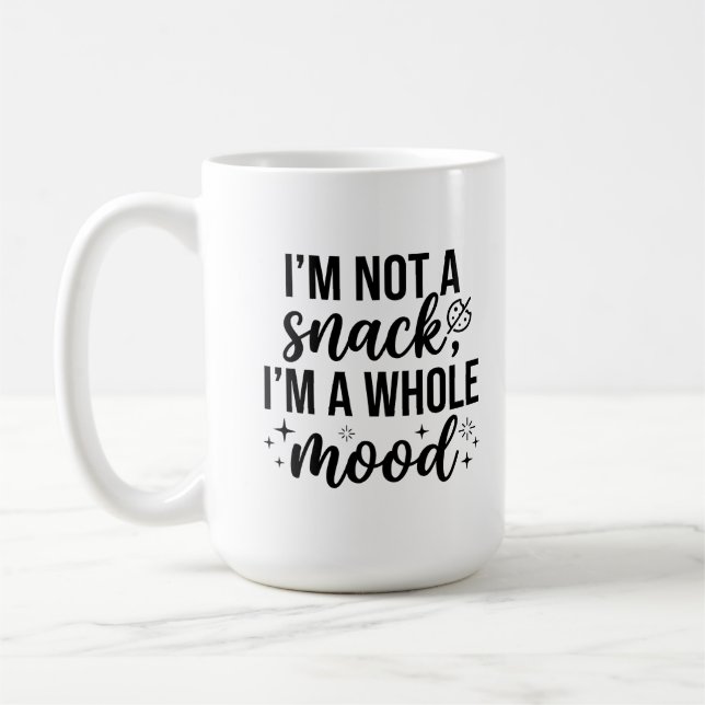 Caneca Clássica 15 oz Citação de Amante de Café Wh (Esquerda)