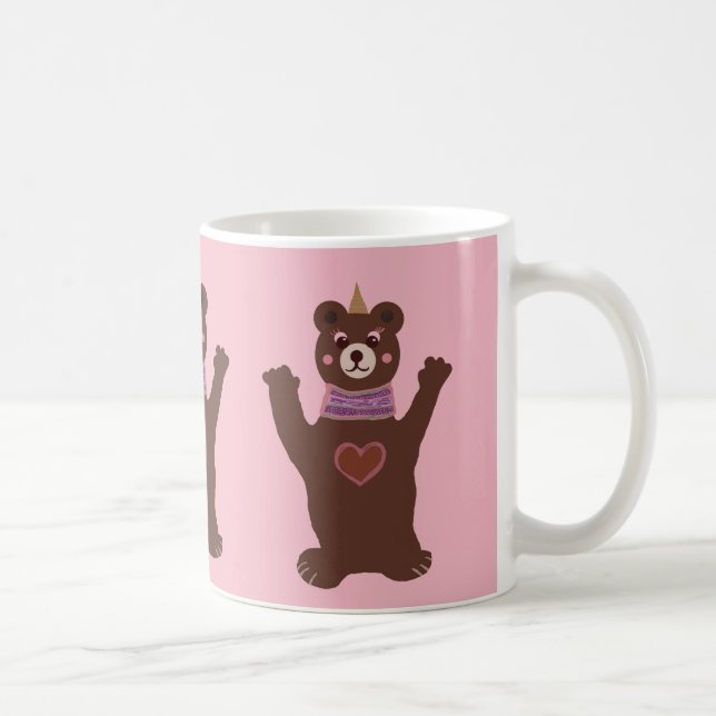 Caneca Clássica BearPink (Direita)