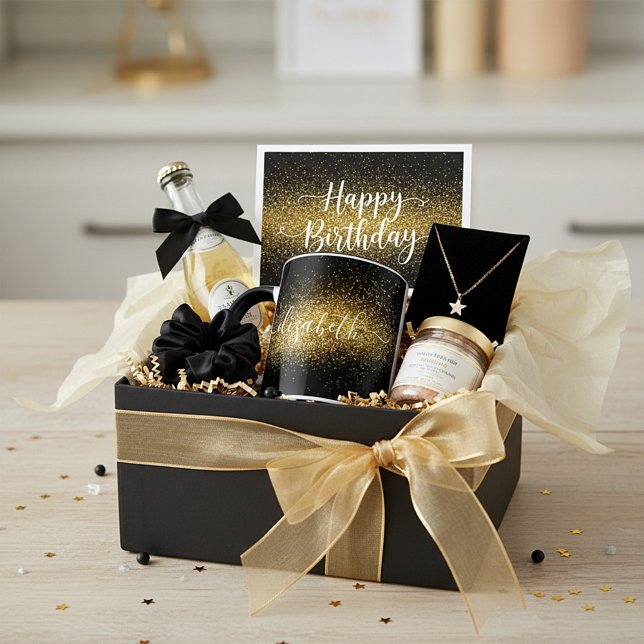 Caneca Clássica brilho de ouro personalizado (Criador carregado)