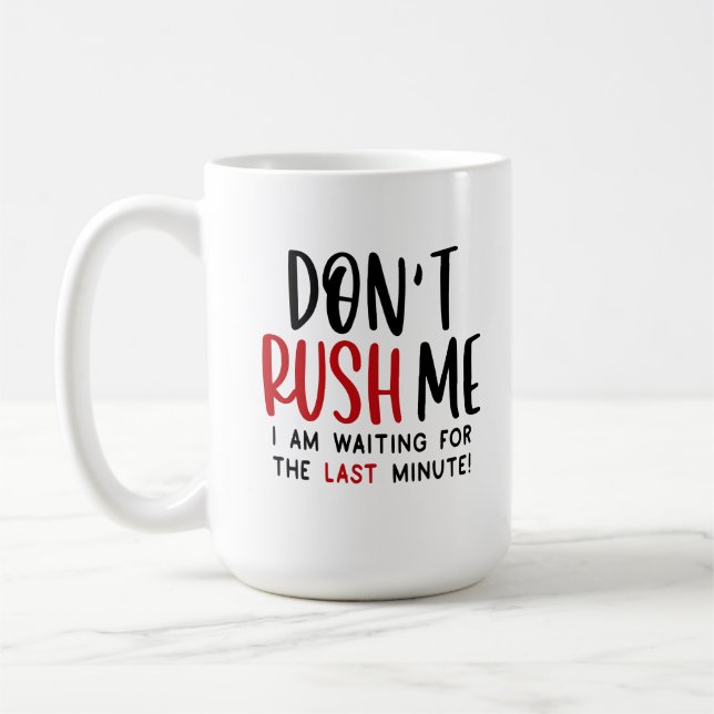 Caneca clássica com logotipo engraçado (Esquerda)