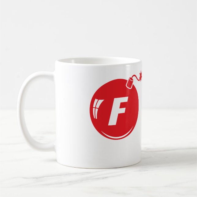 Caneca clássica da bomba de F (Esquerda)