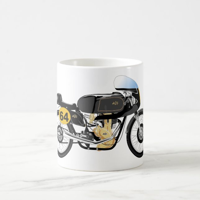 Caneca clássica da motocicleta de AJS 7R (Centro)