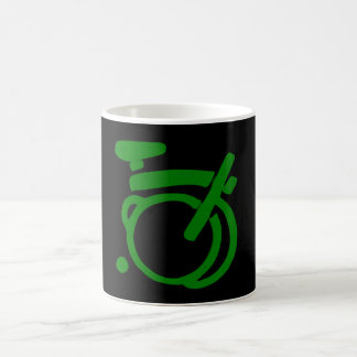 Caneca clássica de Brompton com o Brompton verde