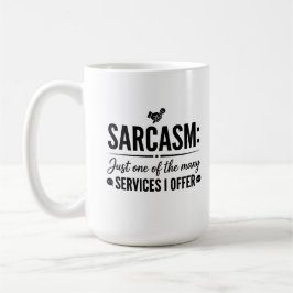 Caneca Clássica de Café com Design Sarcástico