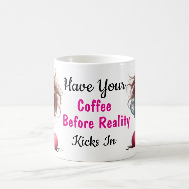 Caneca Clássica de Café Humorístico, 325 ml (Centro)