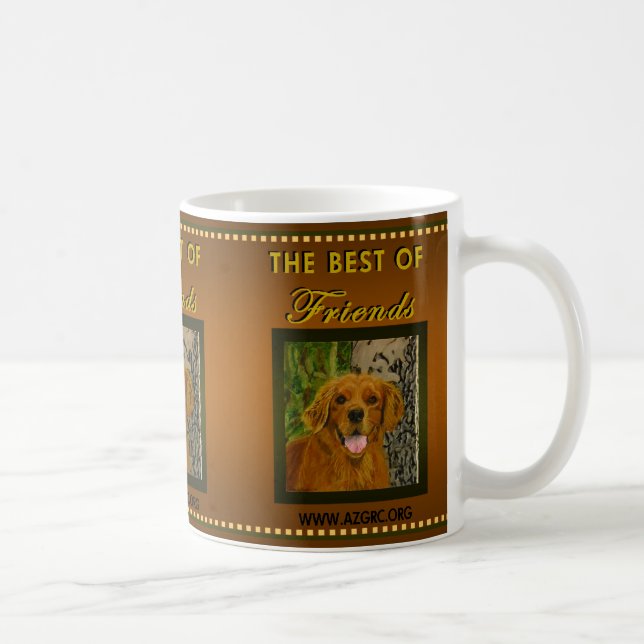 Caneca clássica do golden retriever da oxidação (Direita)