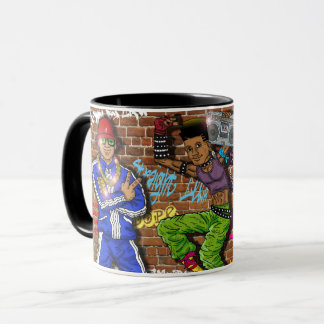 Caneca clássica do hip-hop do anos 80
