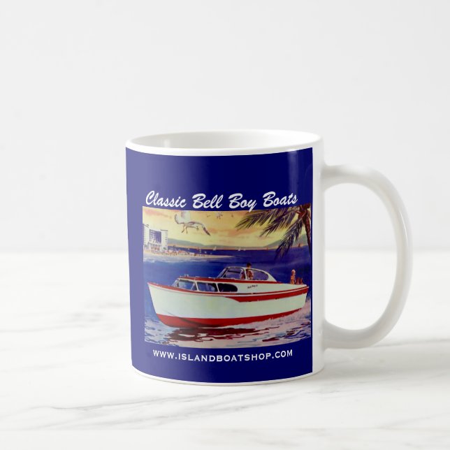 Caneca clássica dos barcos do menino de Bell (Direita)