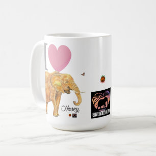 Caneca clássica. Eu Adoro Nosey.