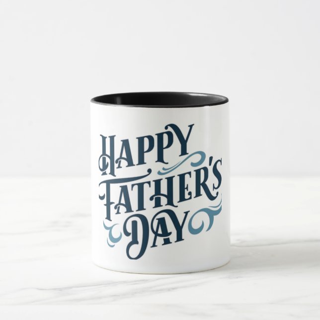 Caneca Clássica Feliz Dia dos Pais para Papai | Ti (Centro)
