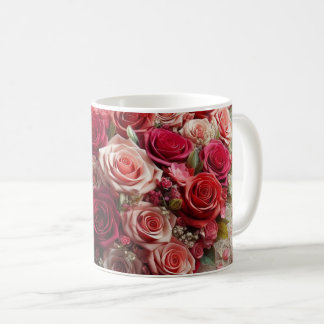Caneca clássica floral