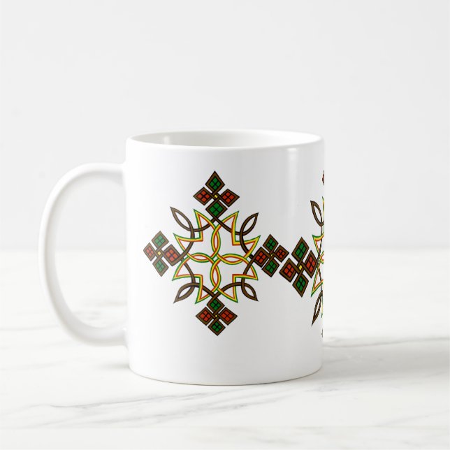 Caneca clássica transversal etíope (Esquerda)