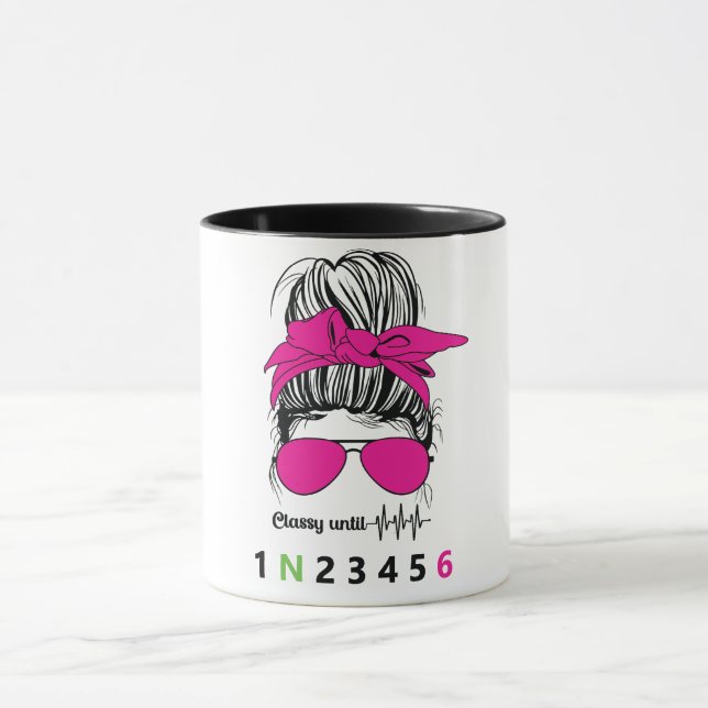 Caneca Clássico até... Motociclo Engraçado (Centro)