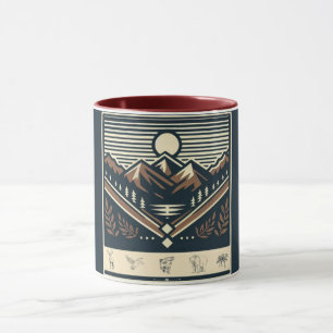 Caneca Clássico/colheita ao ar livre/natureza selvagem
