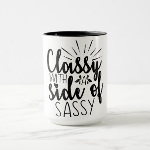 Caneca Clássico Com Um Lado Sassado