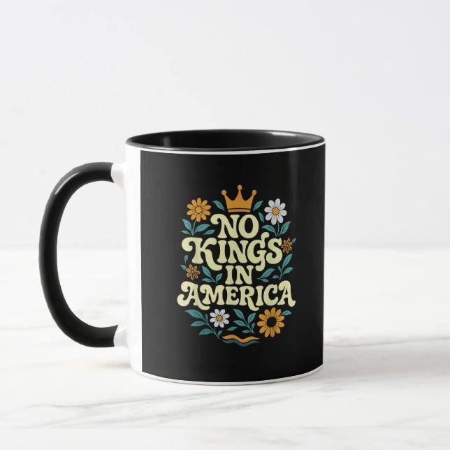 Caneca Clássico da Liberdade Sem Reis na América desde 17 (Esquerda)